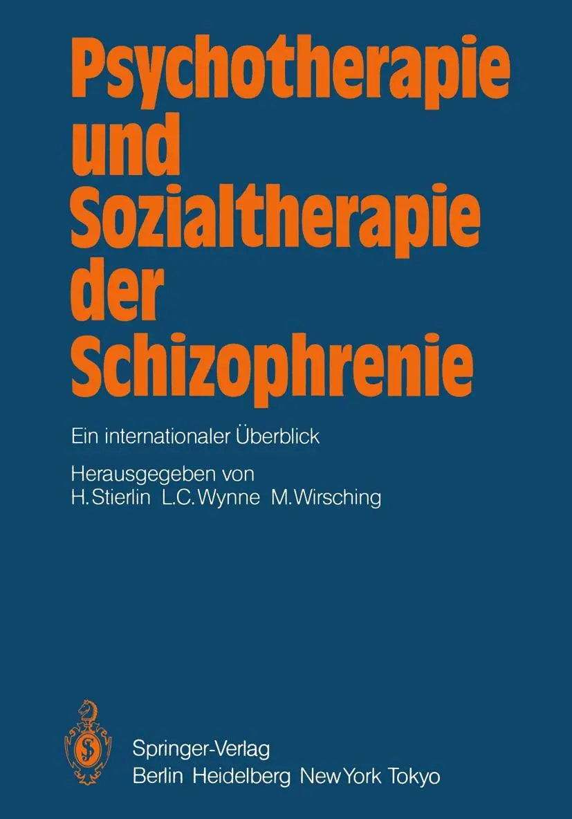 Cover: 9783540136354 | Psychotherapie und Sozialtherapie der Schizophrenie | Stierlin (u. a.)