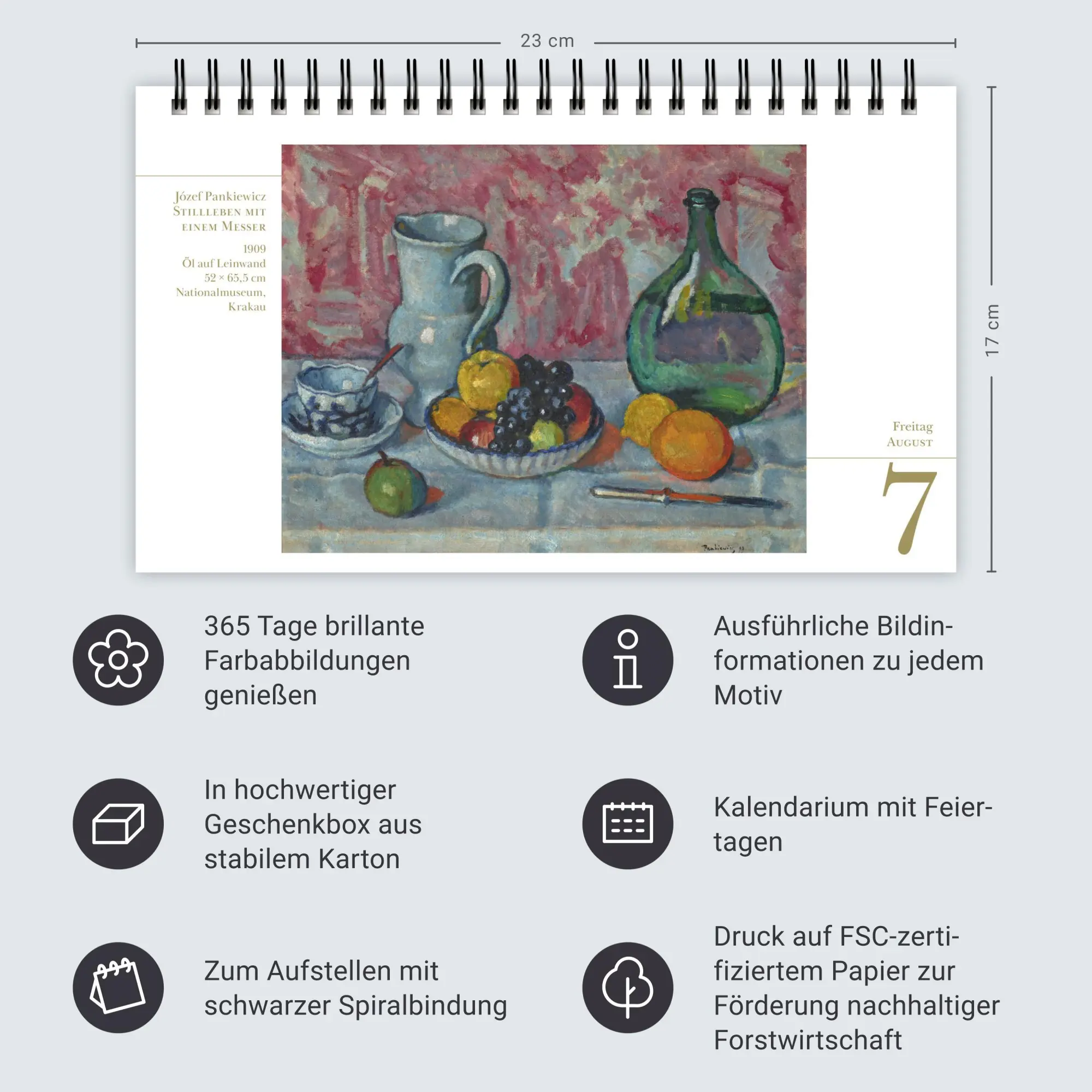 Bild: 9783840036354 | Eine Reise durch die Welt der Kunst Premiumkalender 2026 - 365...