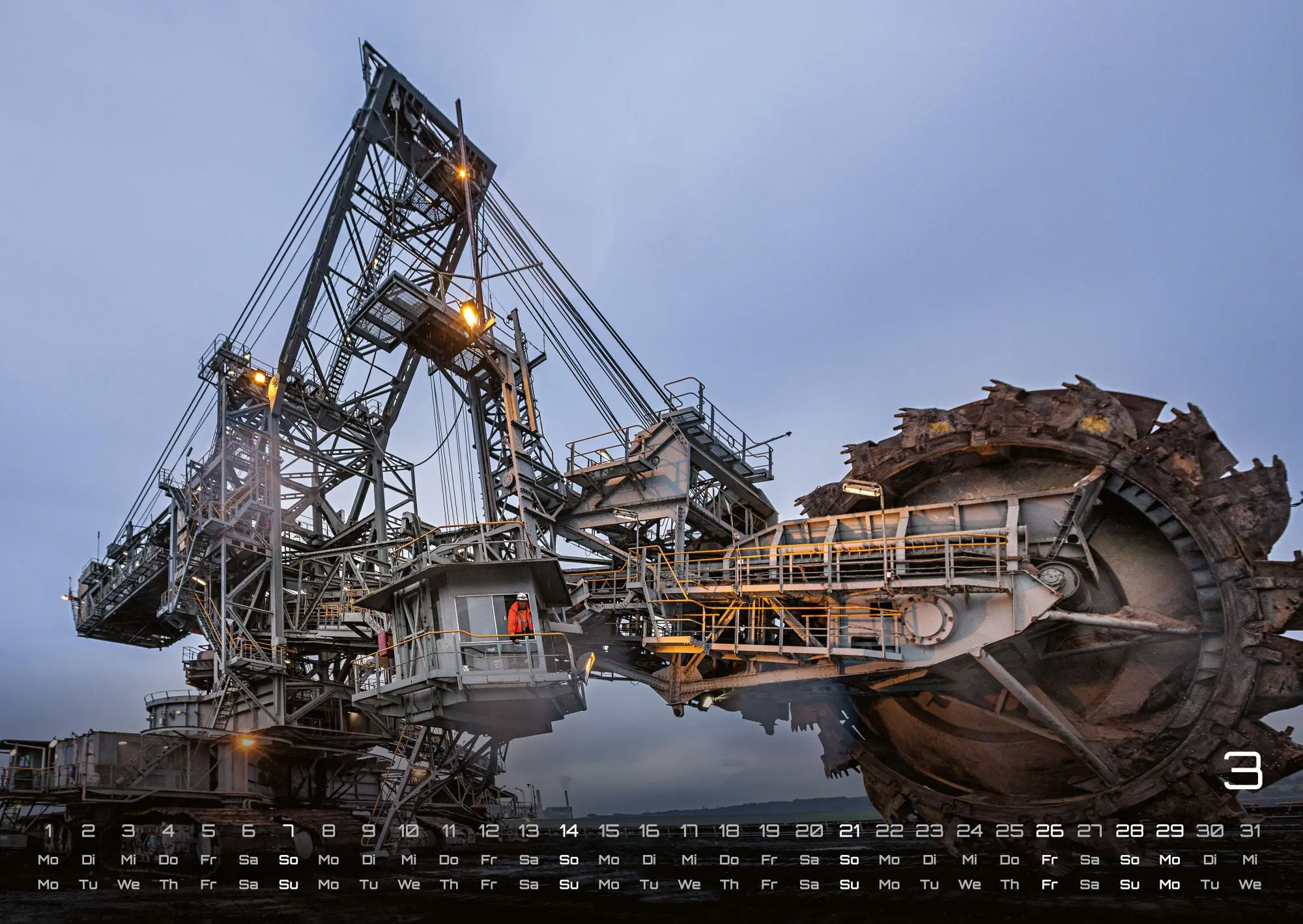 Bild: 9783986736354 | Baumaschinen - gigantische Bauhelfer - 2027 - Kalender DIN A2 | de