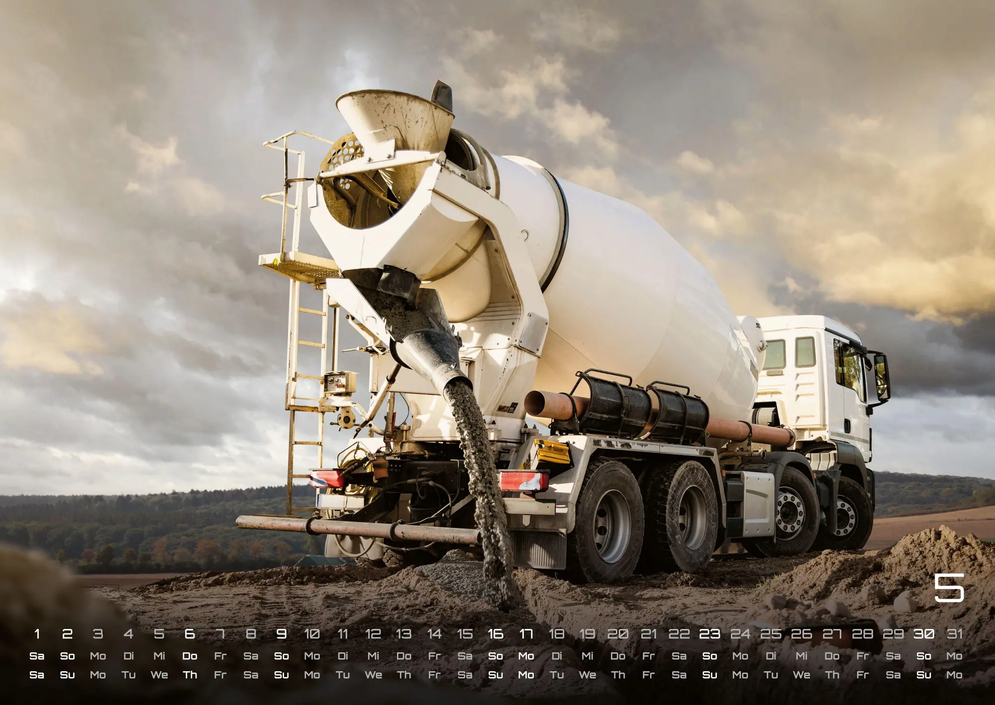 Bild: 9783986736354 | Baumaschinen - gigantische Bauhelfer - 2027 - Kalender DIN A2 | de