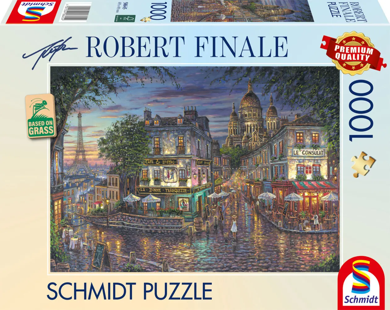 Cover: 4001504586454 | Montmatre | Puzzles Robert Finale 1.000 Teile | Spiel | Schachtel