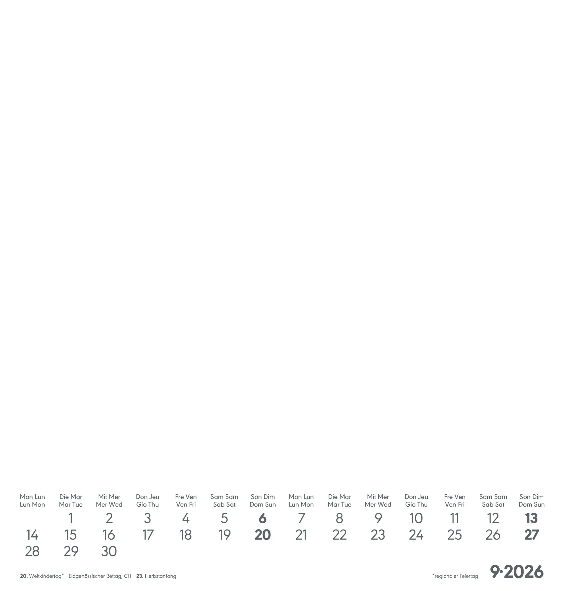 Bild: 4069095006454 | Kreativ-Kalender weiß 2026 - 21x22 cm - Foto, Malen, Basteln -...