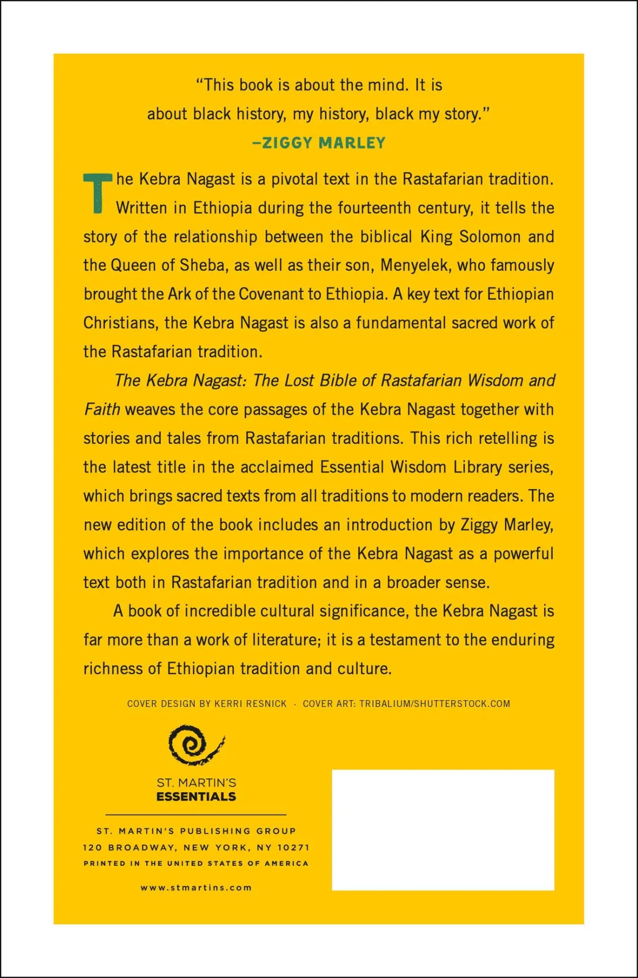Rückseite: 9781250256454 | The Kebra Nagast | The Lost Bible of Rastafarian Wisdom and Faith