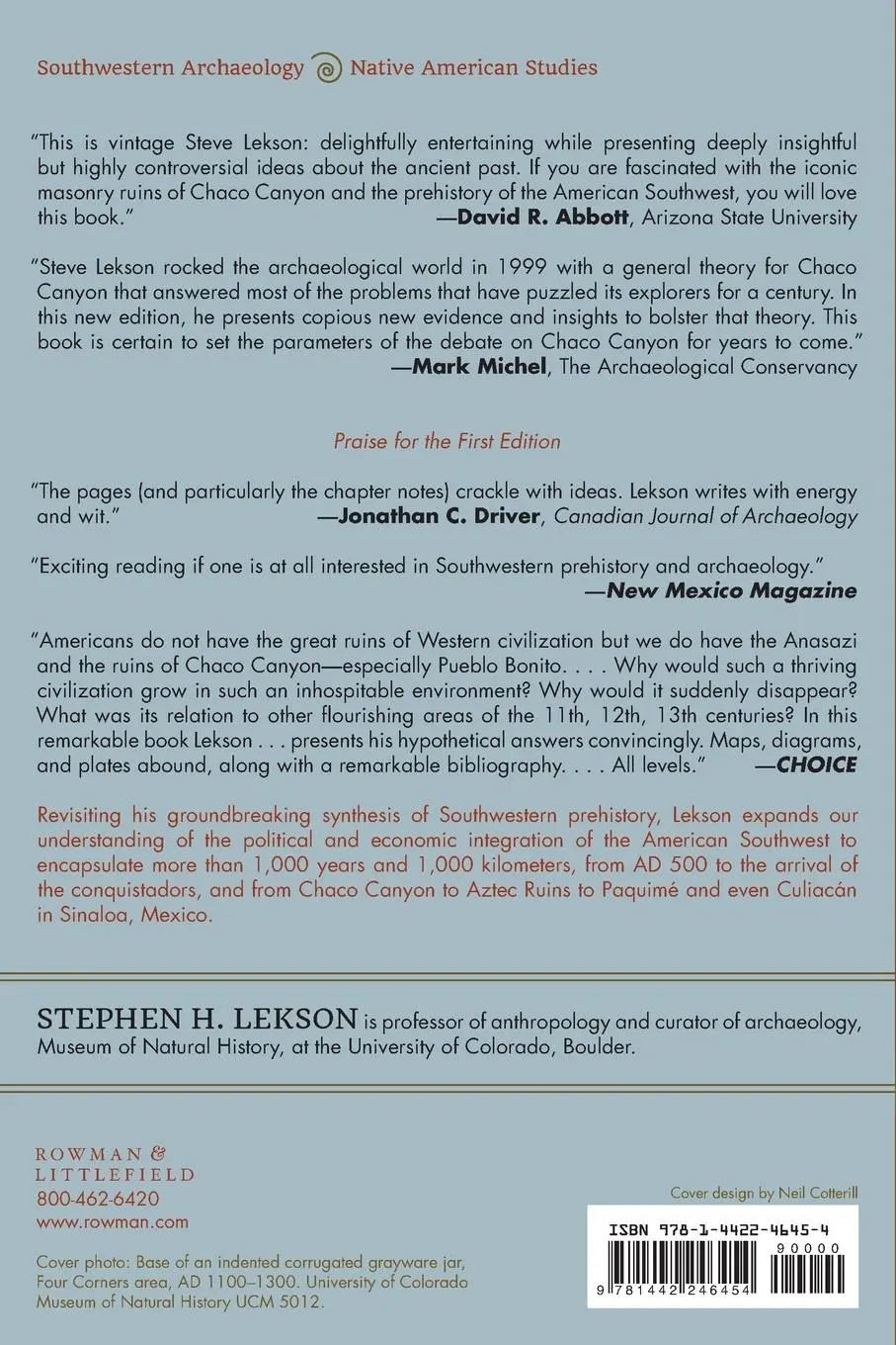 Rückseite: 9781442246454 | The Chaco Meridian | Stephen H. Lekson | Taschenbuch | Englisch | 2015