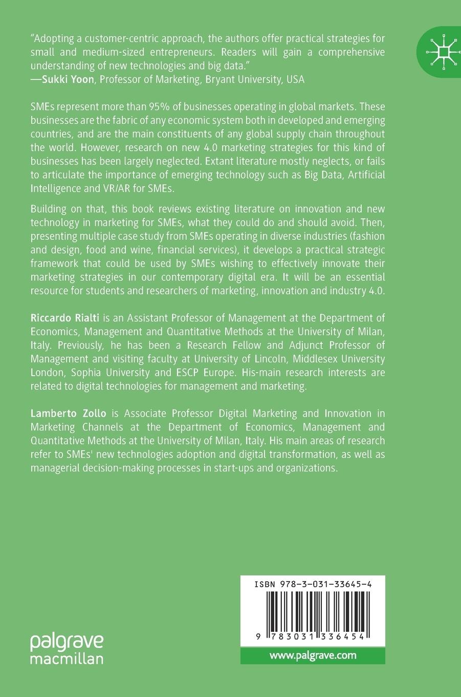 Rückseite: 9783031336454 | Digital Transformation of SME Marketing Strategies | Zollo (u. a.)