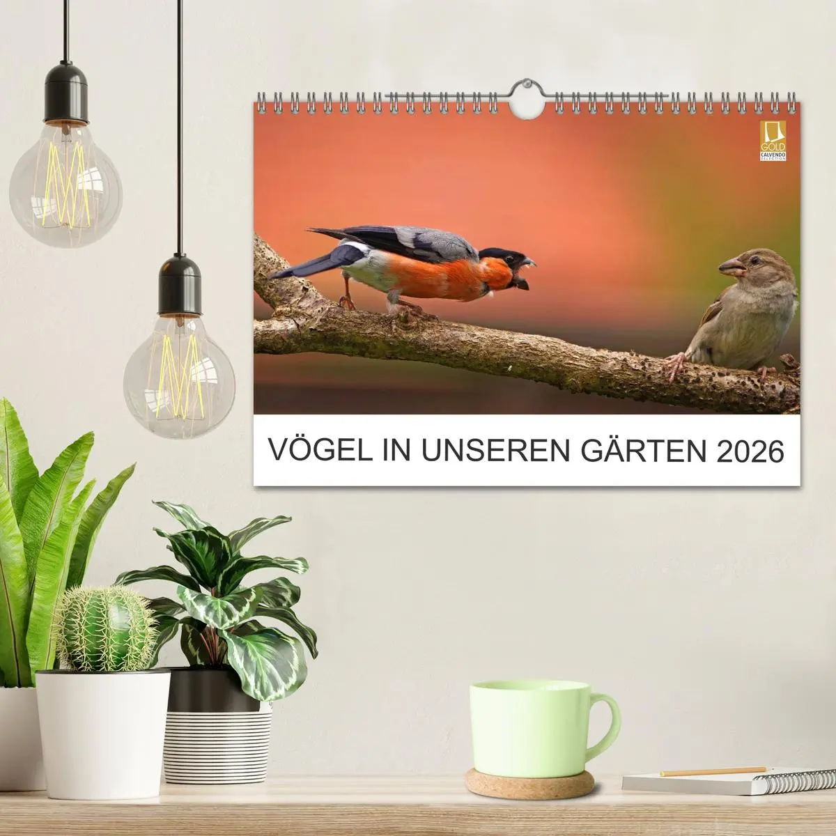 Bild: 9783516156454 | Vögel in unseren Gärten 2026 (Wandkalender 2026 DIN A4 quer),...