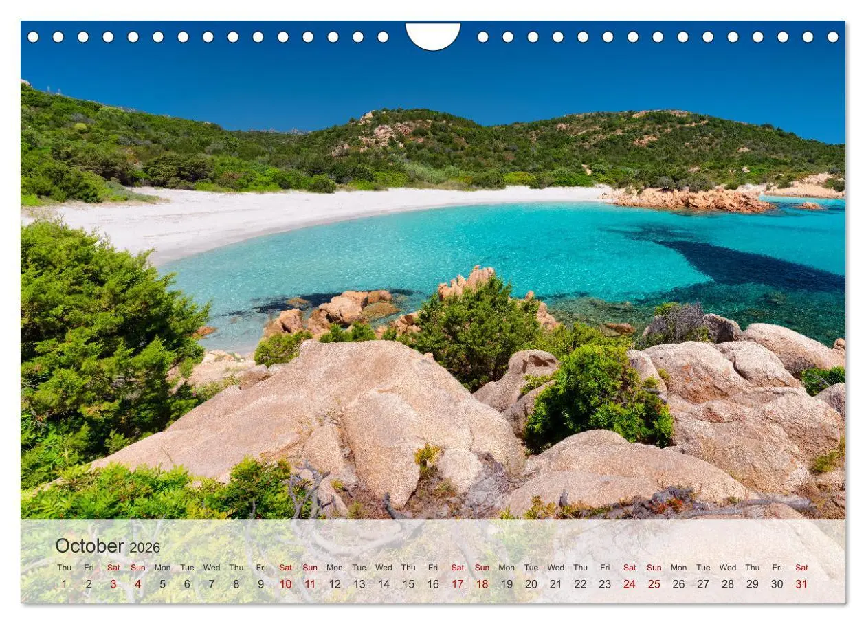 Bild: 9783516536454 | Wonderful Sardinia (Wall Calendar 2026 DIN A4 landscape), CALVENDO...
