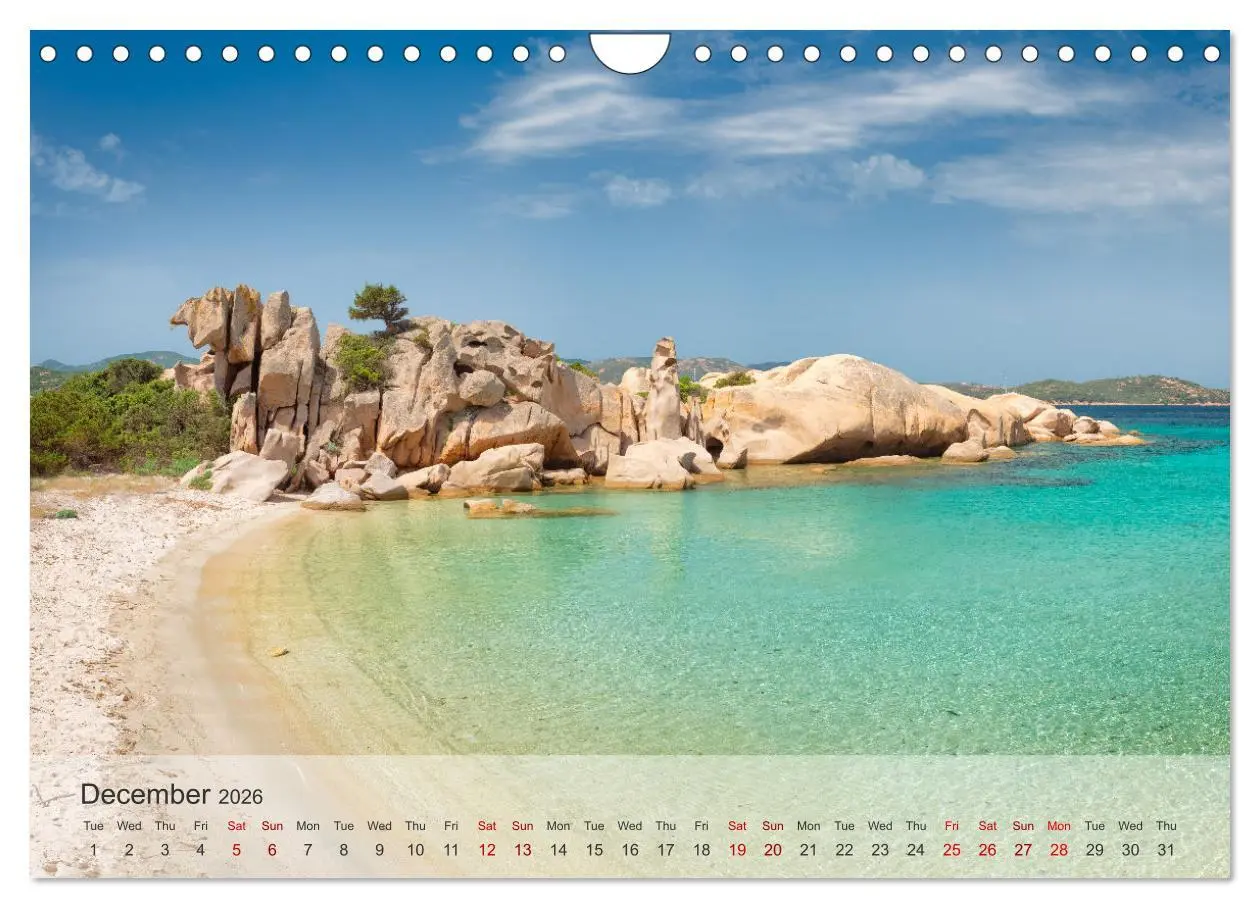 Bild: 9783516536454 | Wonderful Sardinia (Wall Calendar 2026 DIN A4 landscape), CALVENDO...