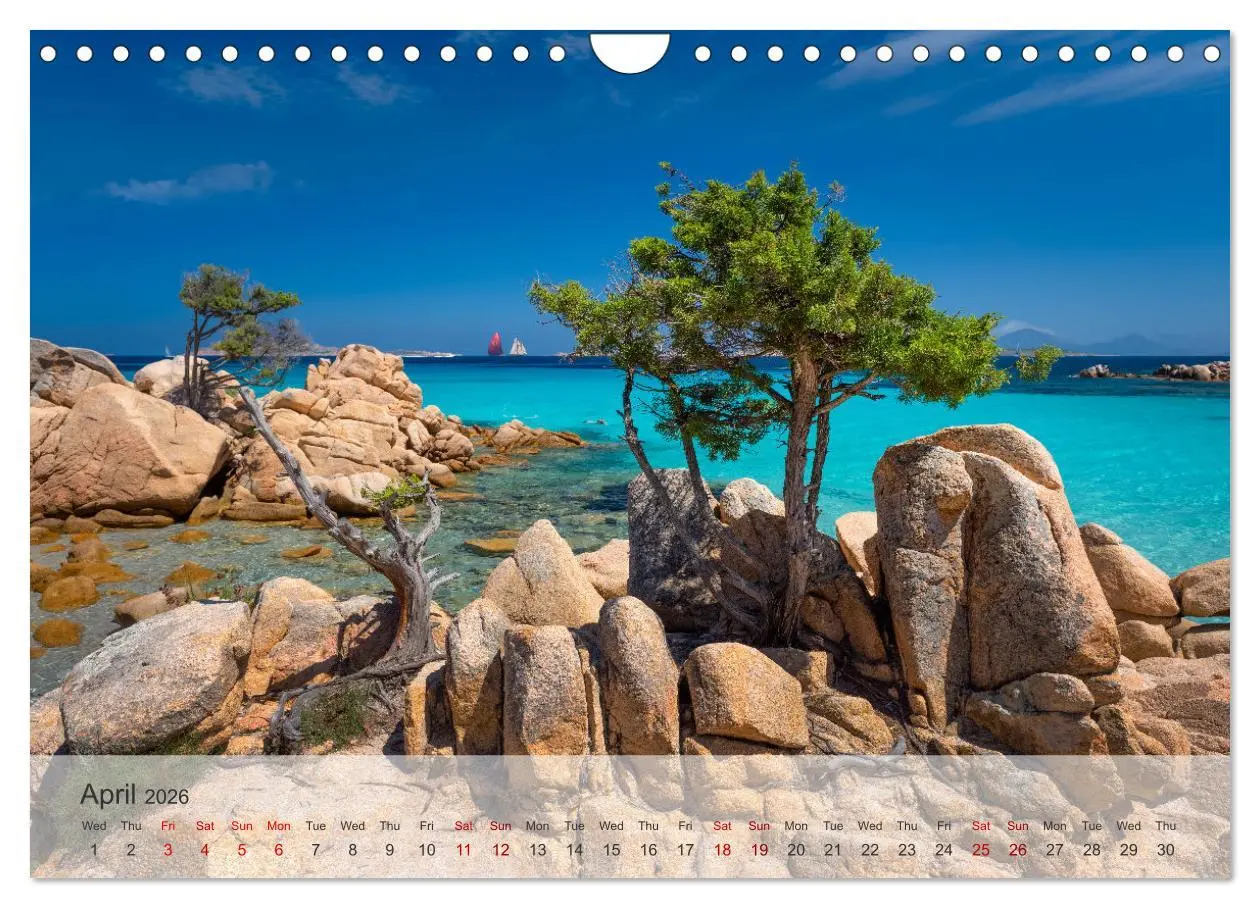 Bild: 9783516536454 | Wonderful Sardinia (Wall Calendar 2026 DIN A4 landscape), CALVENDO...