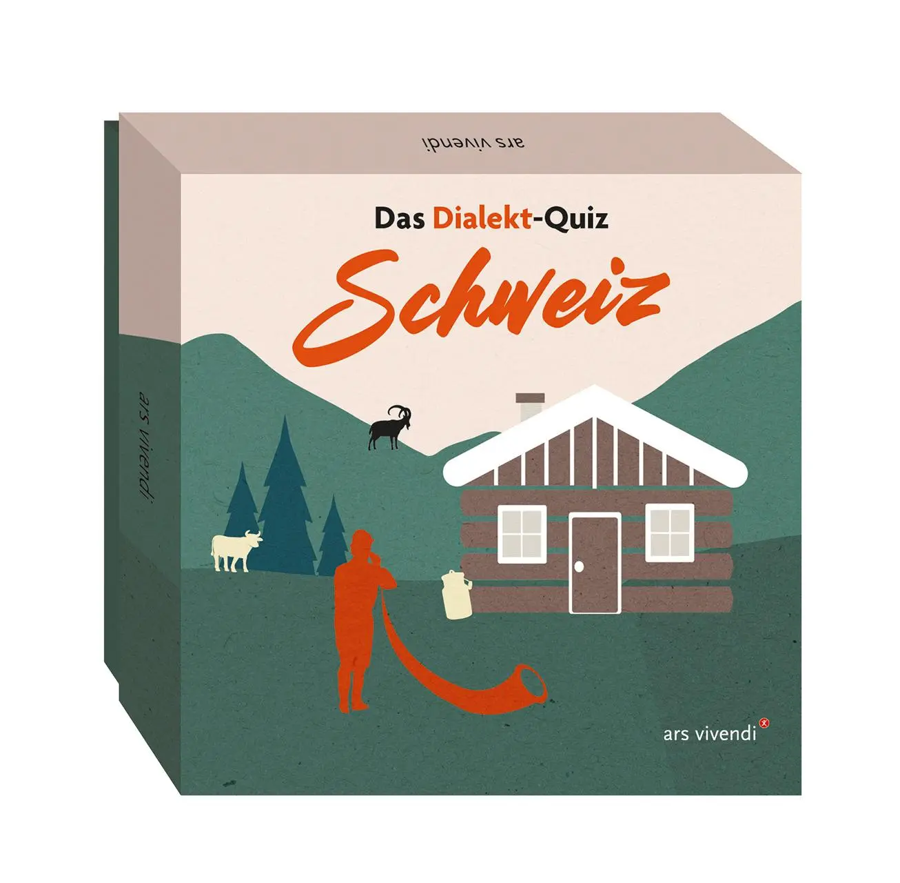 Cover: 9783747206454 | Dialekt-Quiz Schweiz | Box mit 66 Spielkarten und Anleitung | Saladin