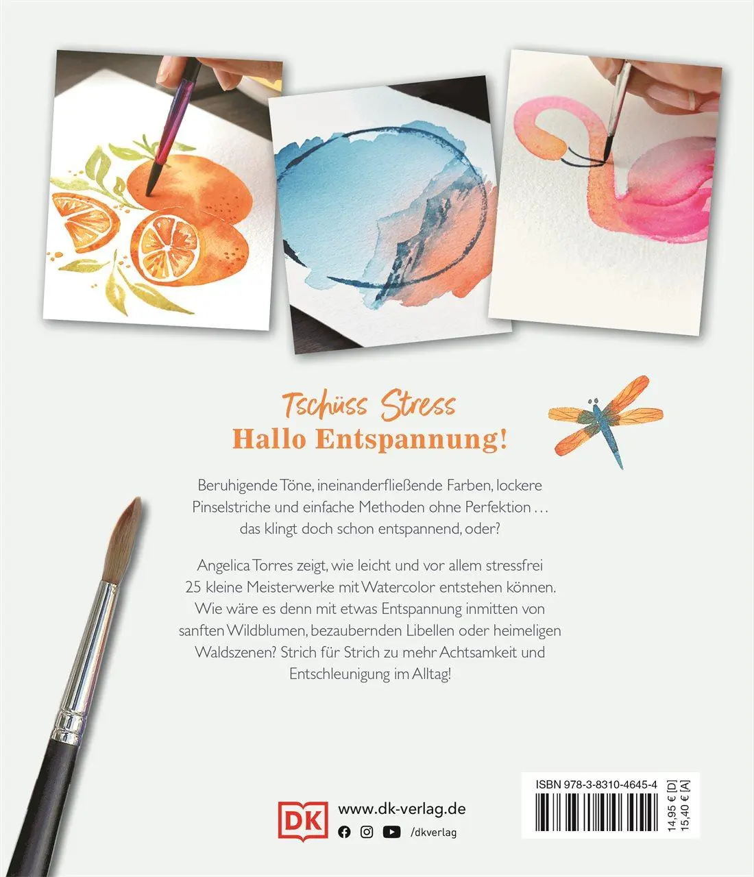 Rückseite: 9783831046454 | Strich für Strich zur kreativen Entspannung mit Watercolor | Torres