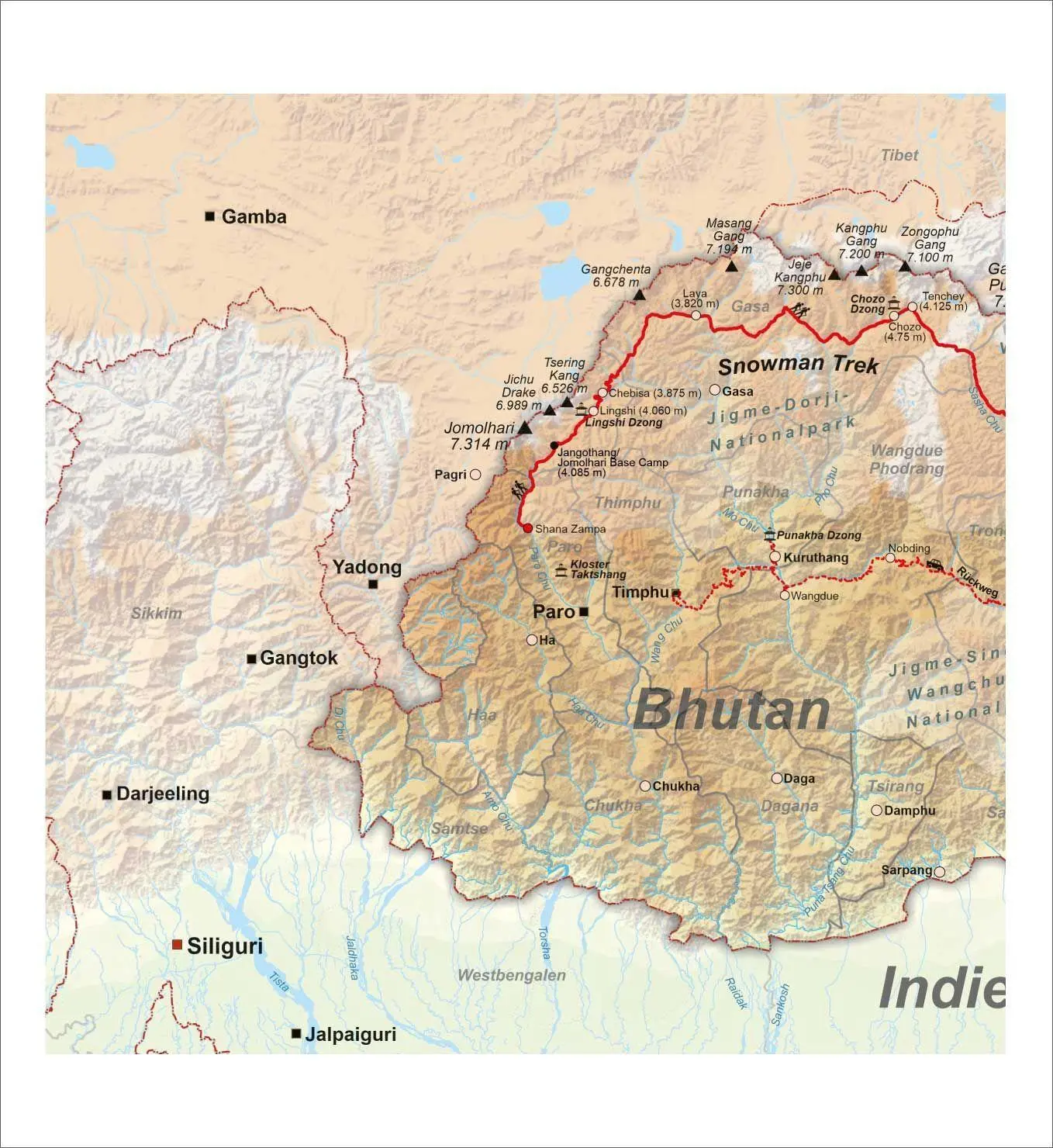 Bild: 9783866866454 | Der Snowman Trek in Bhutan | Trekkingabenteuer im Himalaya | Hoyer