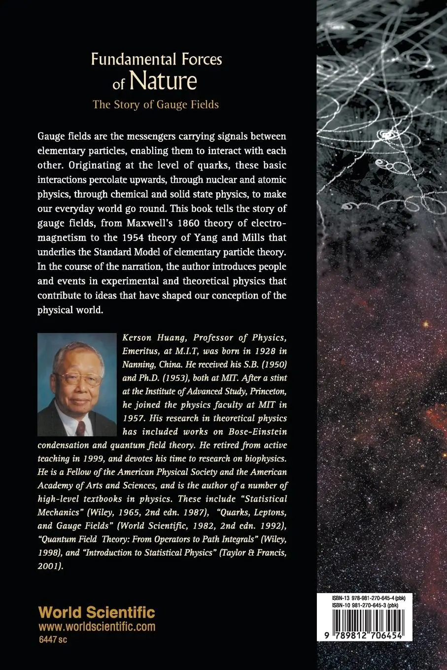 Rückseite: 9789812706454 | FUNDAMENTAL FORCES OF NATURE | Kerson Huang | Taschenbuch | Englisch