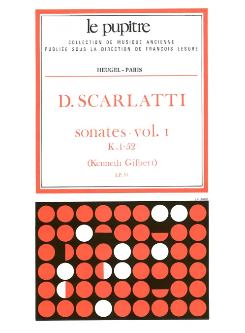Cover: 9790047326454 | Sonates Volume 1 K1 - K52 | Domenico Scarlatti | Le Pupitre - Heugel