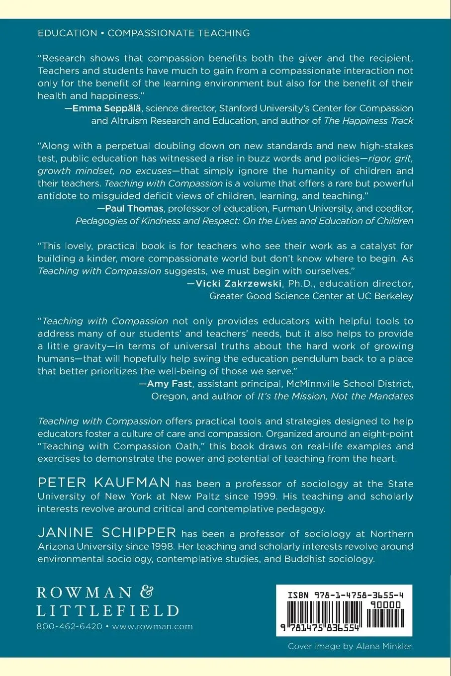 Rückseite: 9781475836554 | Teaching with Compassion | An Educator's Oath to Teach from the Heart