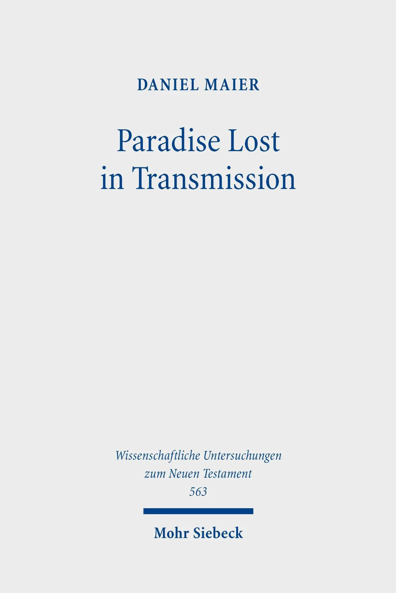 Paradise Lost in Transmission
