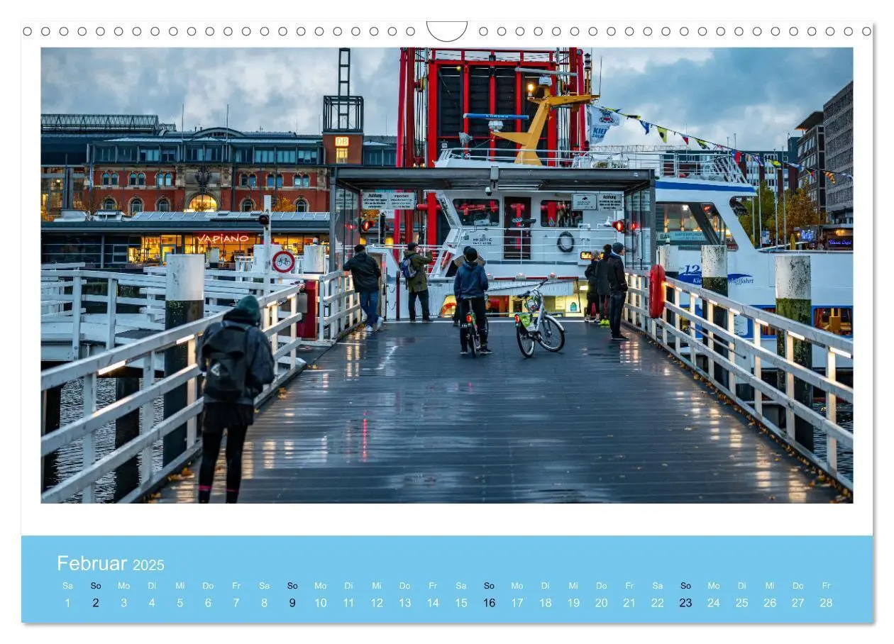Bild: 9783435036554 | Kiel: Maritime Impressionen (Wandkalender 2025 DIN A3 quer),...