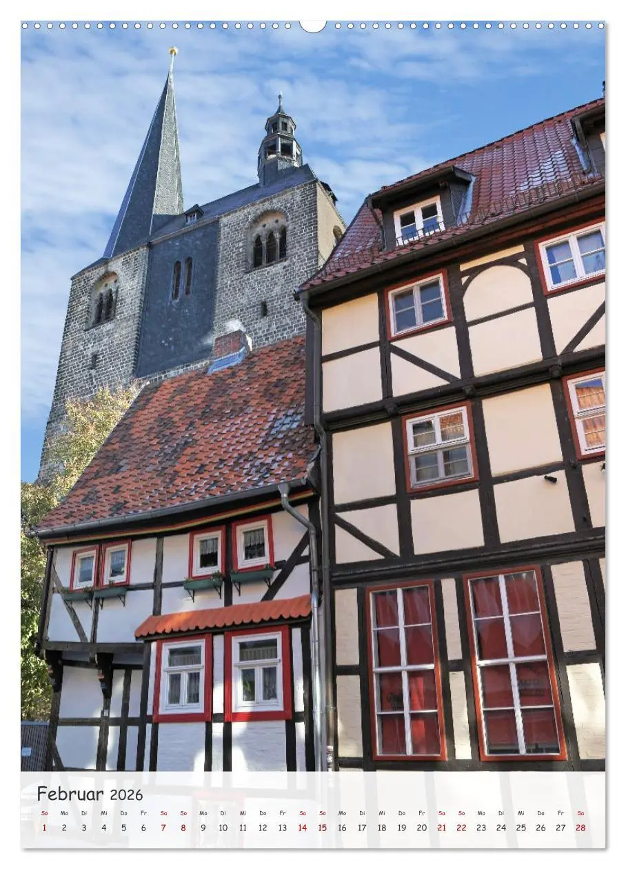 Bild: 9783457296554 | Quedlinburg - Welterbestadt und Tor zum Harz (Wandkalender 2026 DIN...