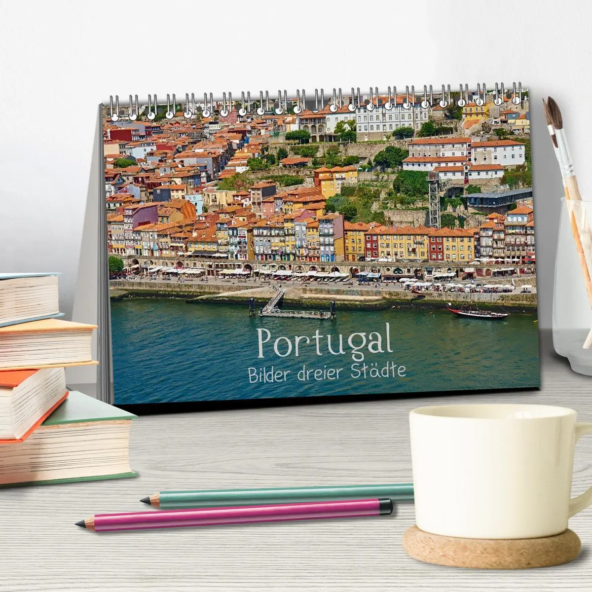 Bild: 9783457986554 | Portugal - Bilder dreier Städte (Tischkalender 2026 DIN A5 quer),...