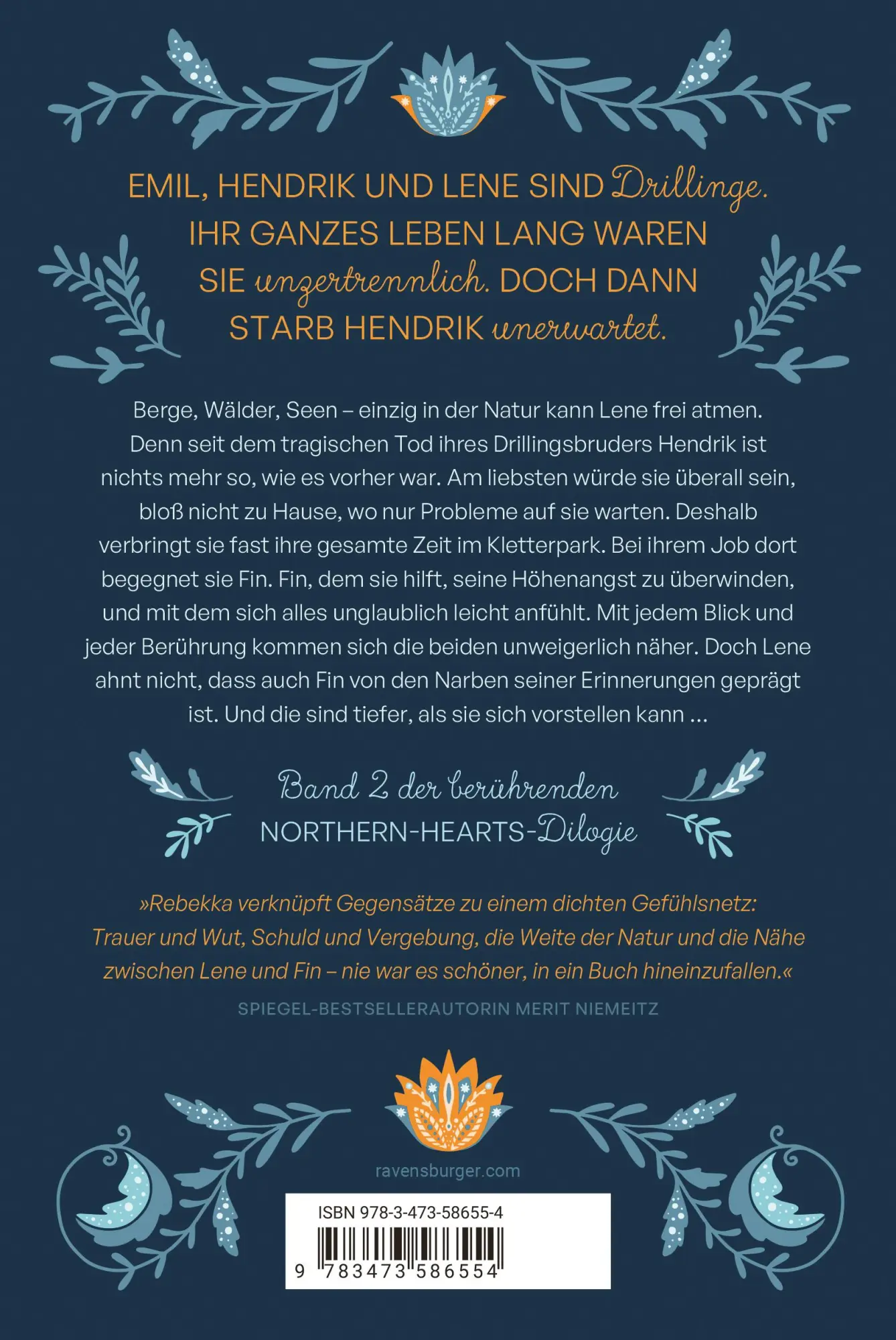 Rückseite: 9783473586554 | Northern-Hearts-Reihe, Band 2 - Somebody to Hold. | Rebekka Weiler