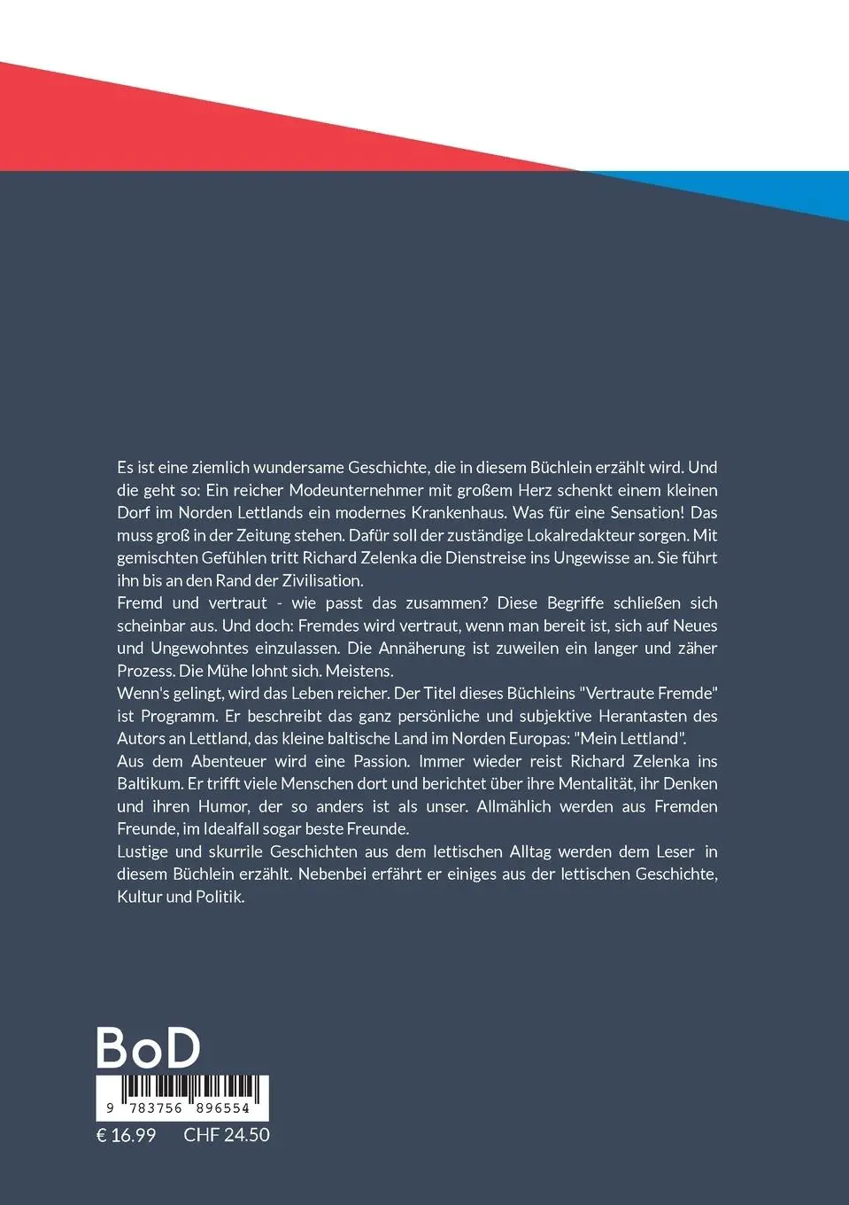 Rückseite: 9783756896554 | Vertraute Fremde | Mein Lettland | Richard Zelenka | Taschenbuch