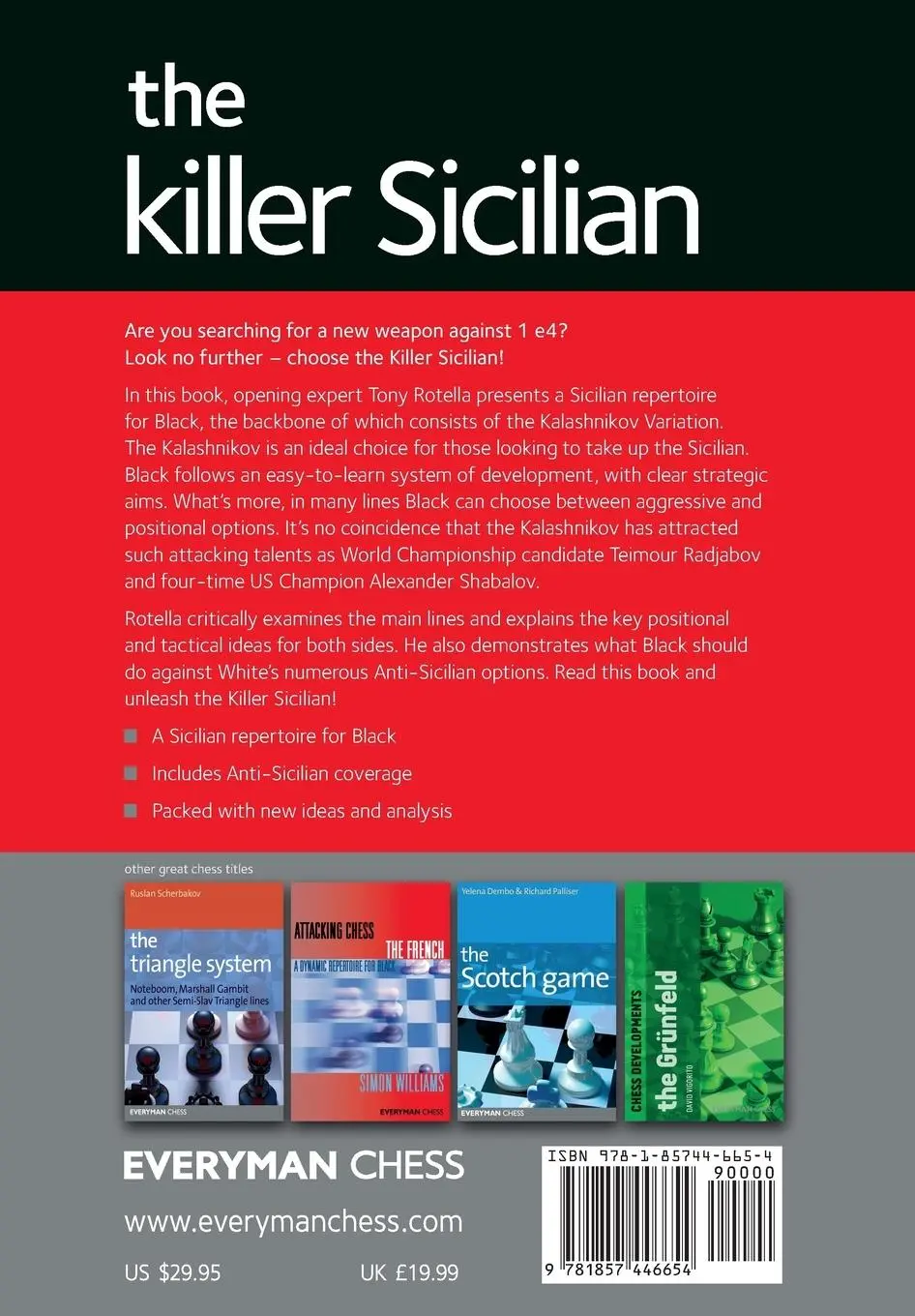 Rückseite: 9781857446654 | The Killer Sicilian | Tony Rotella | Taschenbuch | Englisch | 2014