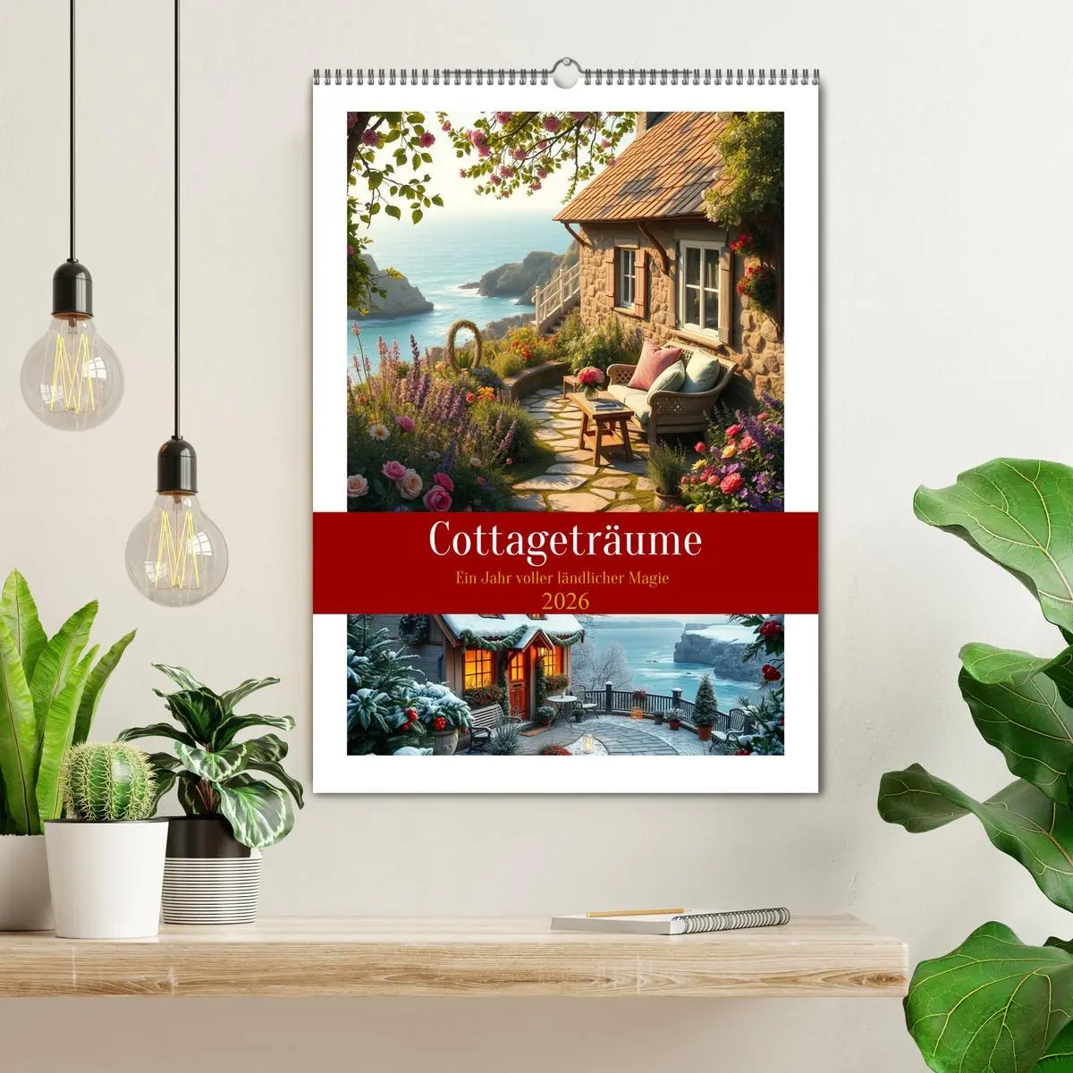 Bild: 9783457806654 | Cottageträume - Ein Jahr voller ländlicher Magie (Wandkalender 2026...