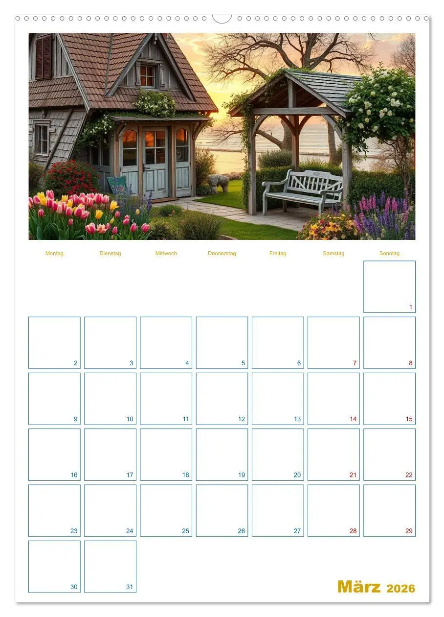 Bild: 9783457806654 | Cottageträume - Ein Jahr voller ländlicher Magie (Wandkalender 2026...
