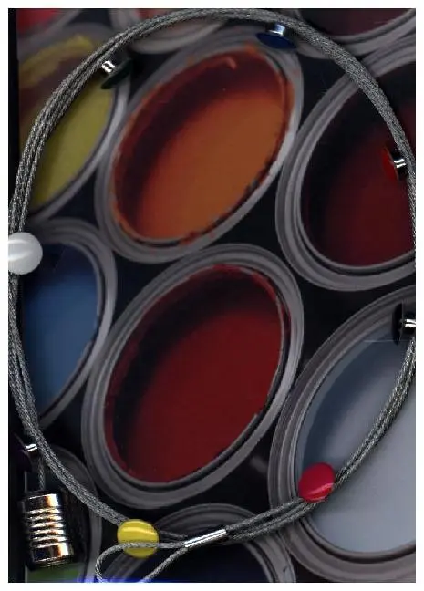 Fotoleine DOTS 8 Magnete / 150 cm