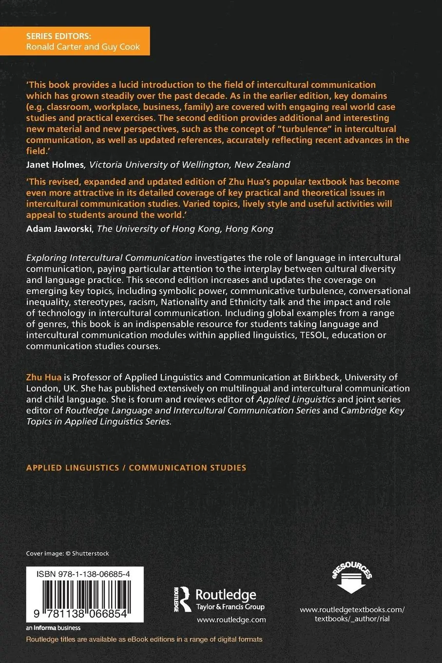 Rückseite: 9781138066854 | Exploring Intercultural Communication | Language in Action | Zhu Hua