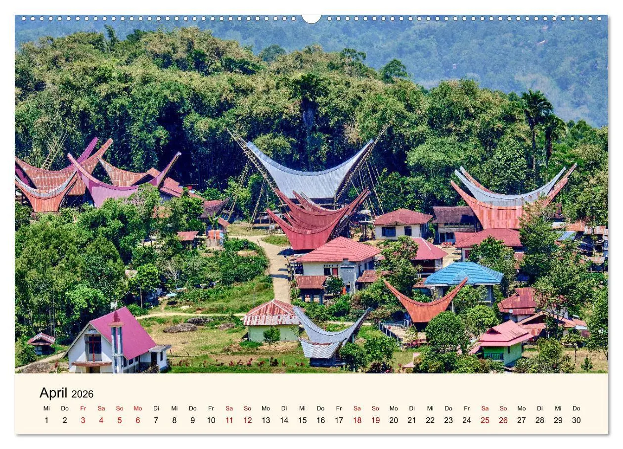 Bild: 9783457266854 | Sulawesi Im Reich der Torajas (hochwertiger Premium Wandkalender...