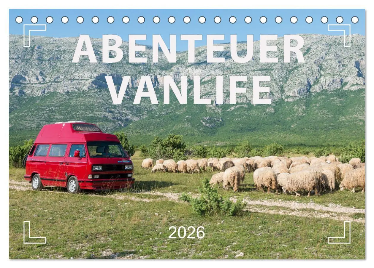 Cover: 9783457576854 | Abenteuer Vanlife - Glücklich unterwegs (Tischkalender 2026 DIN A5...