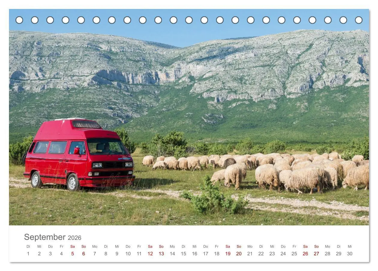 Bild: 9783457576854 | Abenteuer Vanlife - Glücklich unterwegs (Tischkalender 2026 DIN A5...