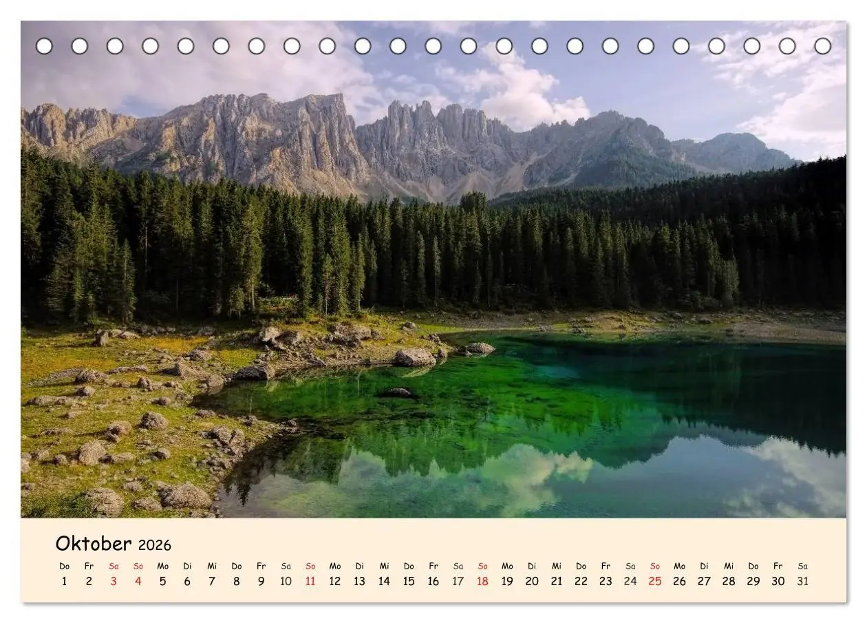 Bild: 9783457956854 | Südtirol - Zwischen Ortler und Dolomiten (Tischkalender 2026 DIN A5...