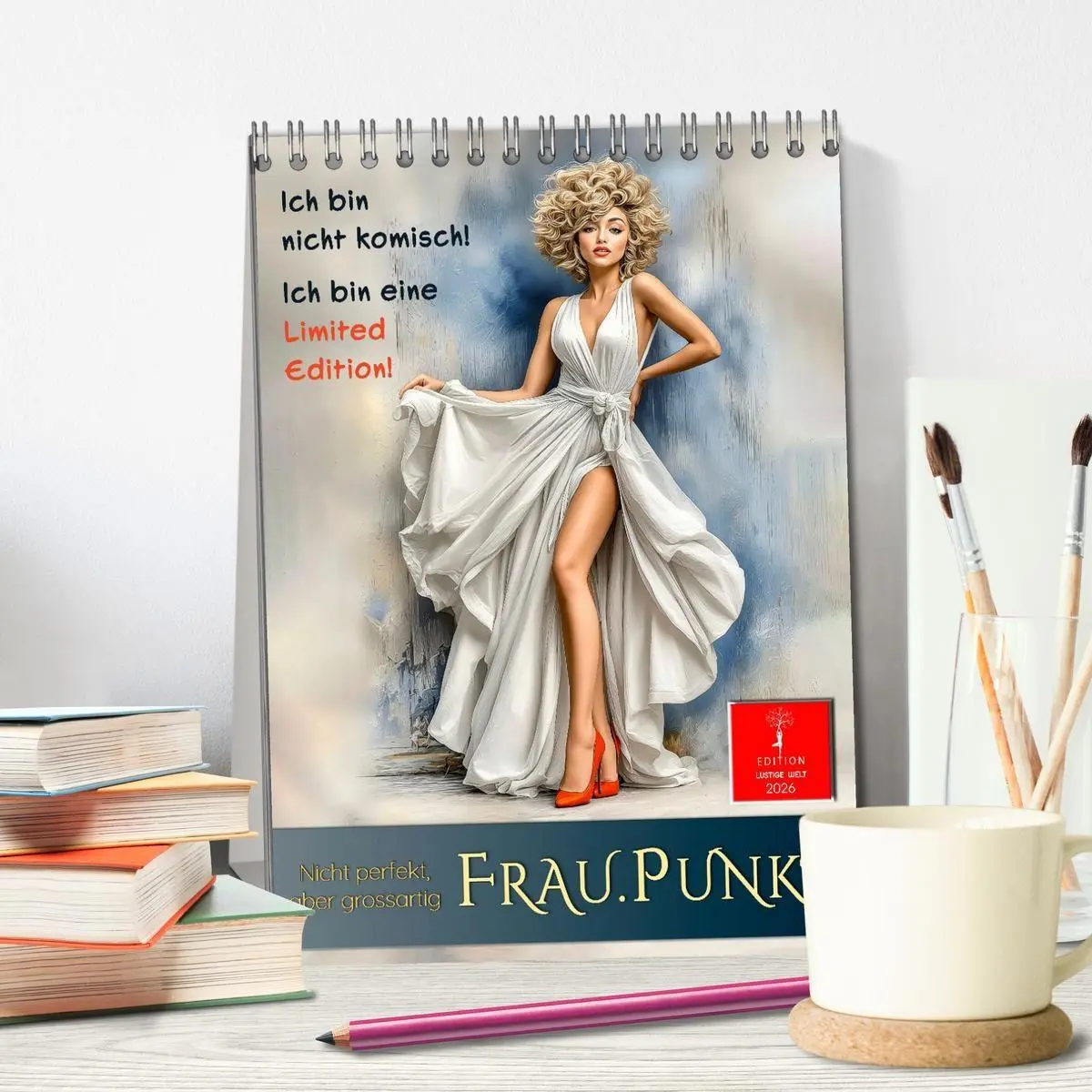Bild: 9783516666854 | FRAU.PUNKT. (Tischkalender 2026 DIN A5 hoch), CALVENDO Monatskalender