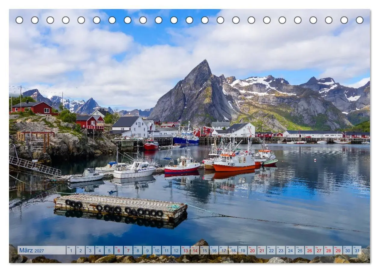 Bild: 9783569826854 | Die Lofoten - Eine Bilder-Reise (Tischkalender 2027 DIN A5 quer),...