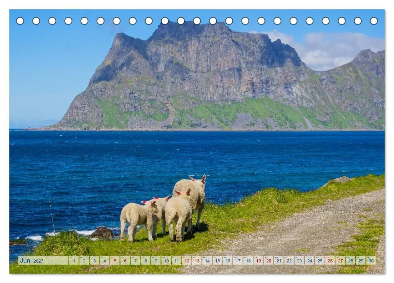 Bild: 9783569826854 | Die Lofoten - Eine Bilder-Reise (Tischkalender 2027 DIN A5 quer),...