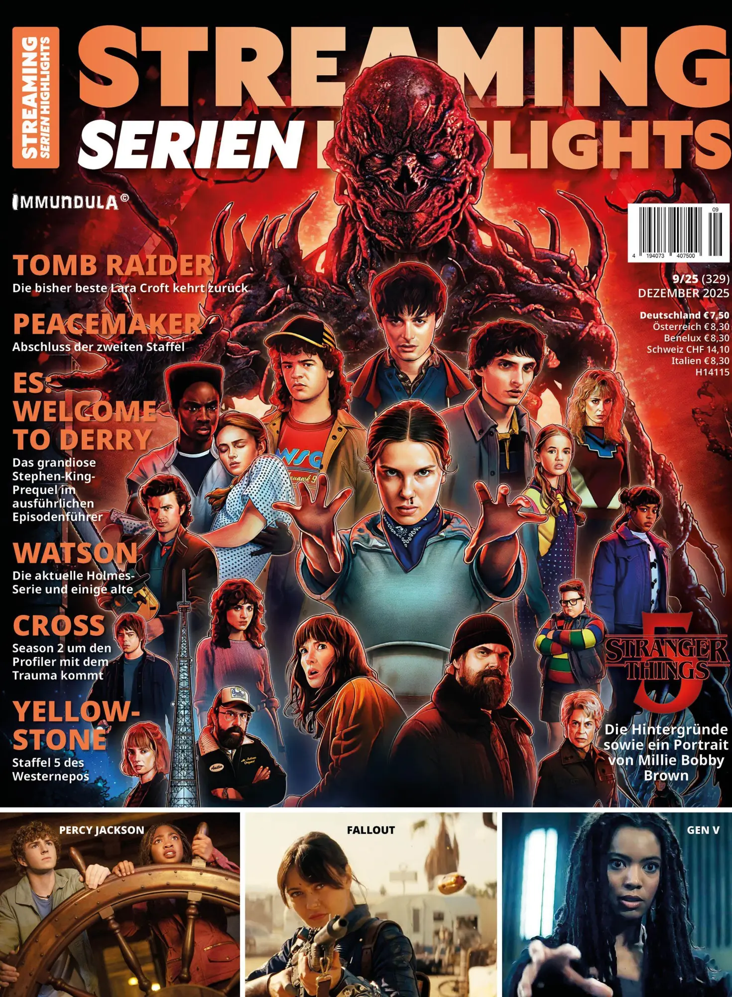 Cover: 9783959366854 | STREAMING SERIEN HIGHLIGHTS. Ausgabe Dezember 2025 (#329) | Broschüre