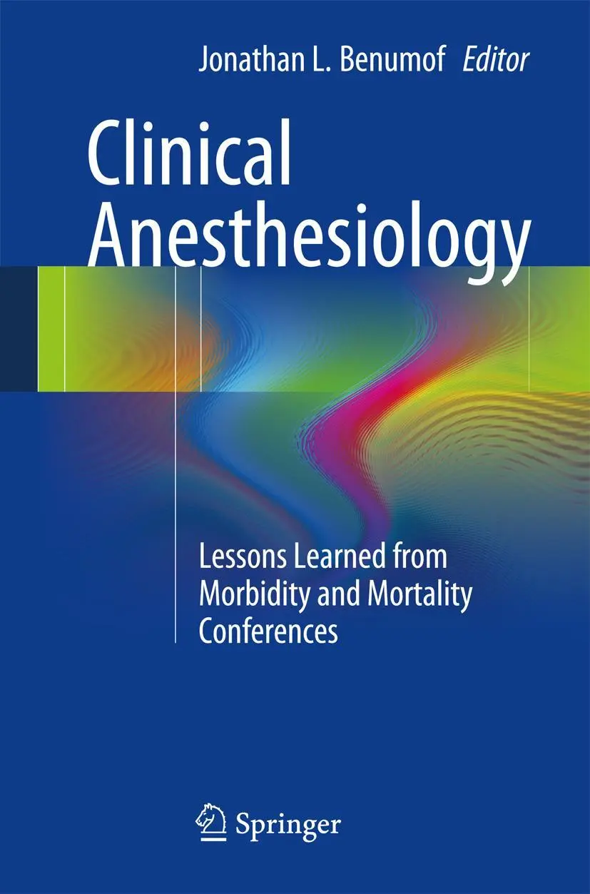 Cover: 9781461486954 | Clinical Anesthesiology | Jonathan L. Benumof | Taschenbuch | xxxii