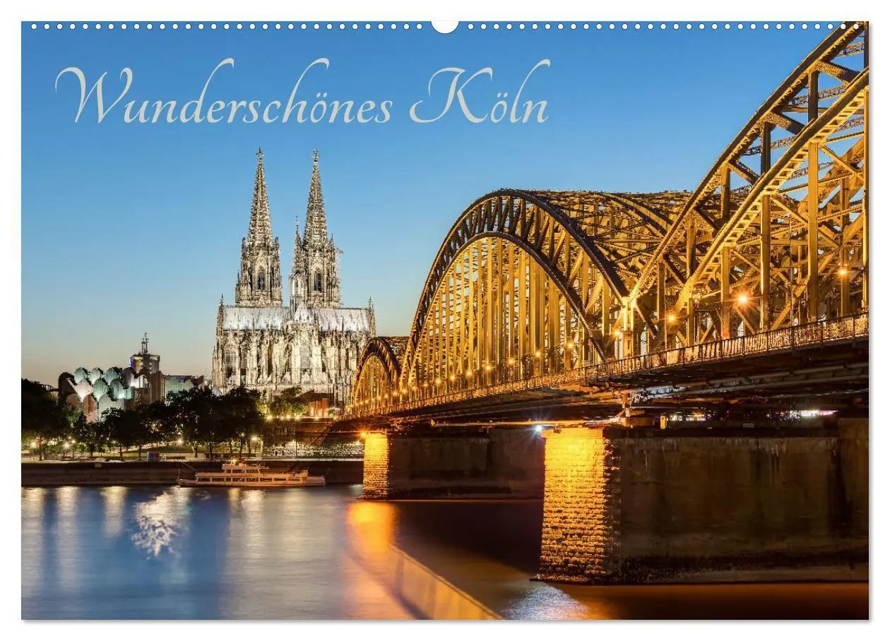 Cover: 9783457636954 | Wunderschönes Köln (Wandkalender 2026 DIN A2 quer), CALVENDO...