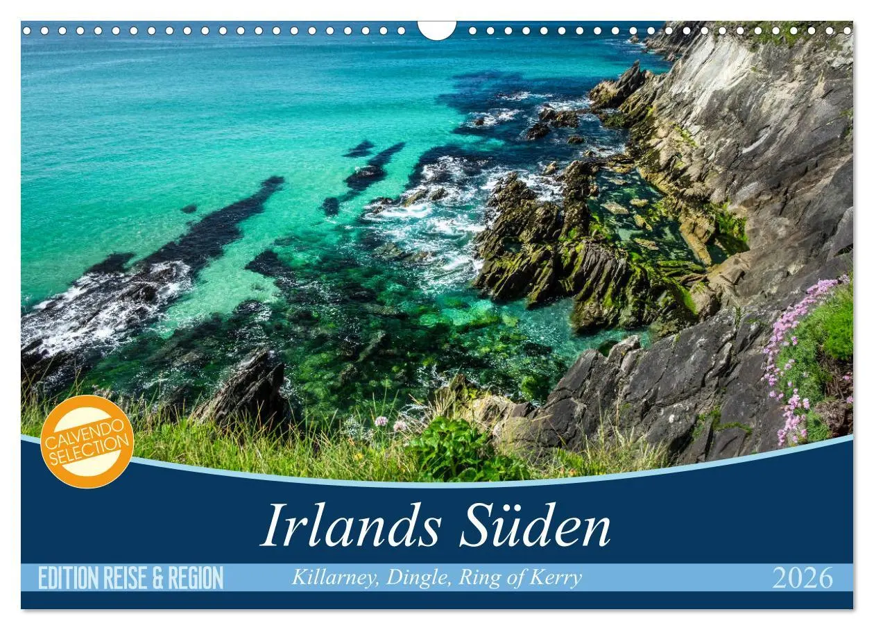 Cover: 9783457876954 | Irlands fanzinierender Süden (Wandkalender 2026 DIN A3 quer),...
