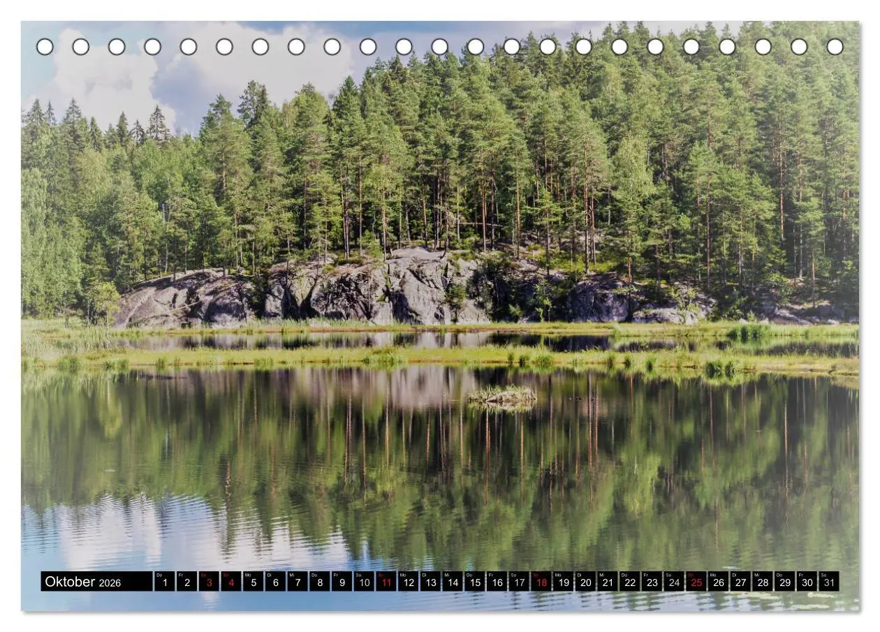 Bild: 9783516036954 | Wunderschönes Finnisch - Lappland (Tischkalender 2026 DIN A5 quer),...