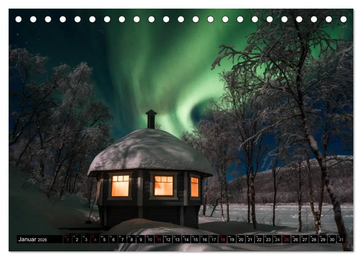Bild: 9783516036954 | Wunderschönes Finnisch - Lappland (Tischkalender 2026 DIN A5 quer),...