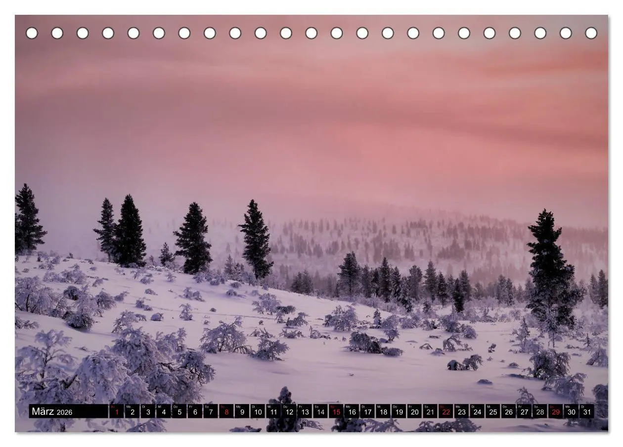 Bild: 9783516036954 | Wunderschönes Finnisch - Lappland (Tischkalender 2026 DIN A5 quer),...