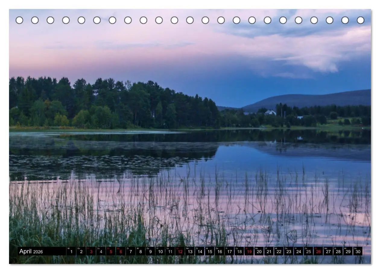 Bild: 9783516036954 | Wunderschönes Finnisch - Lappland (Tischkalender 2026 DIN A5 quer),...