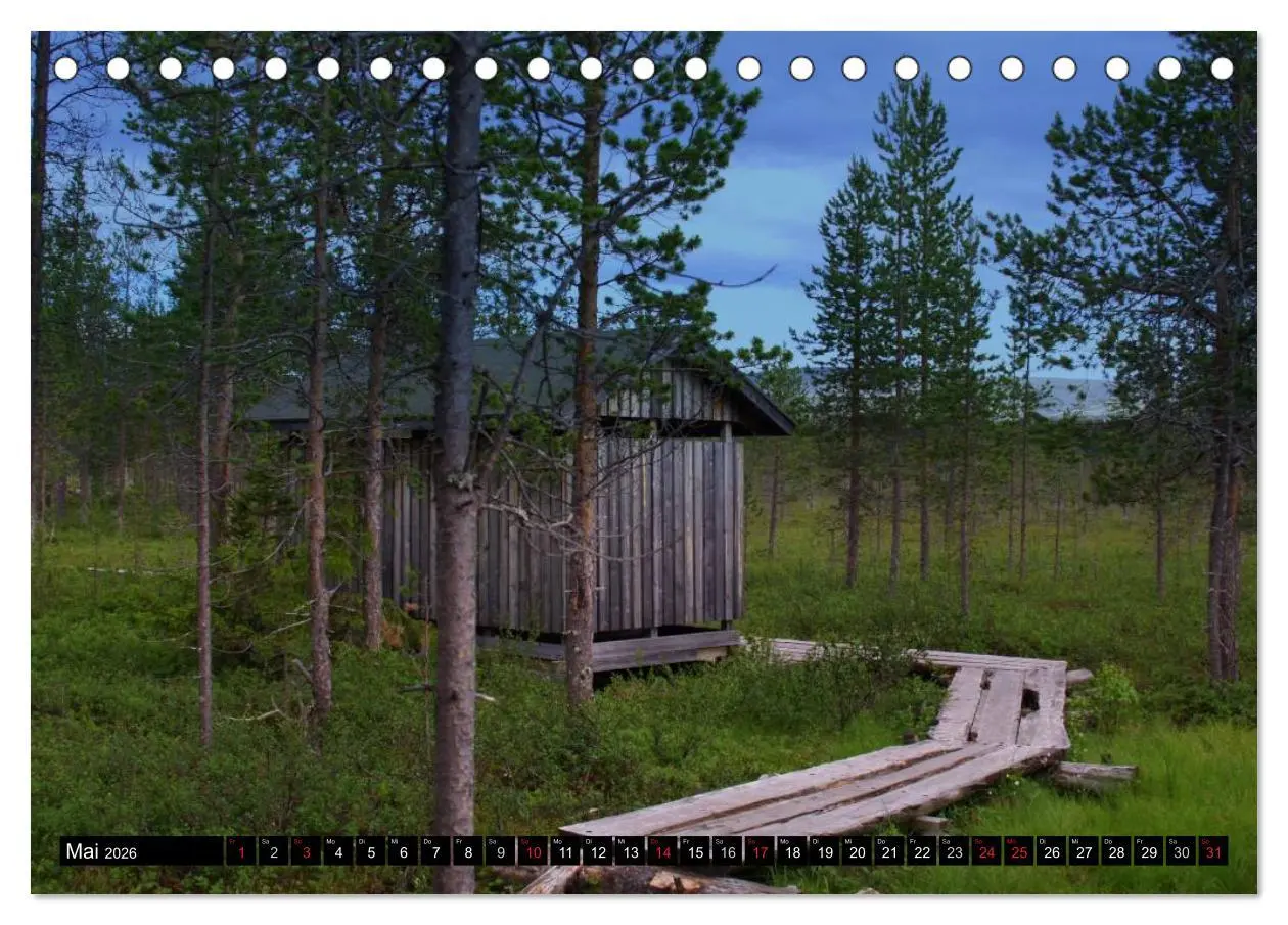 Bild: 9783516036954 | Wunderschönes Finnisch - Lappland (Tischkalender 2026 DIN A5 quer),...