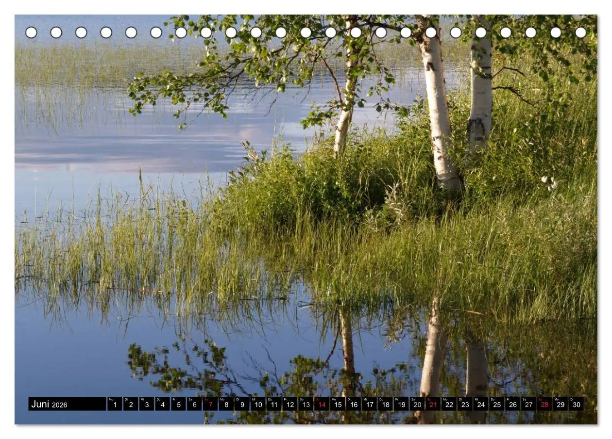 Bild: 9783516036954 | Wunderschönes Finnisch - Lappland (Tischkalender 2026 DIN A5 quer),...