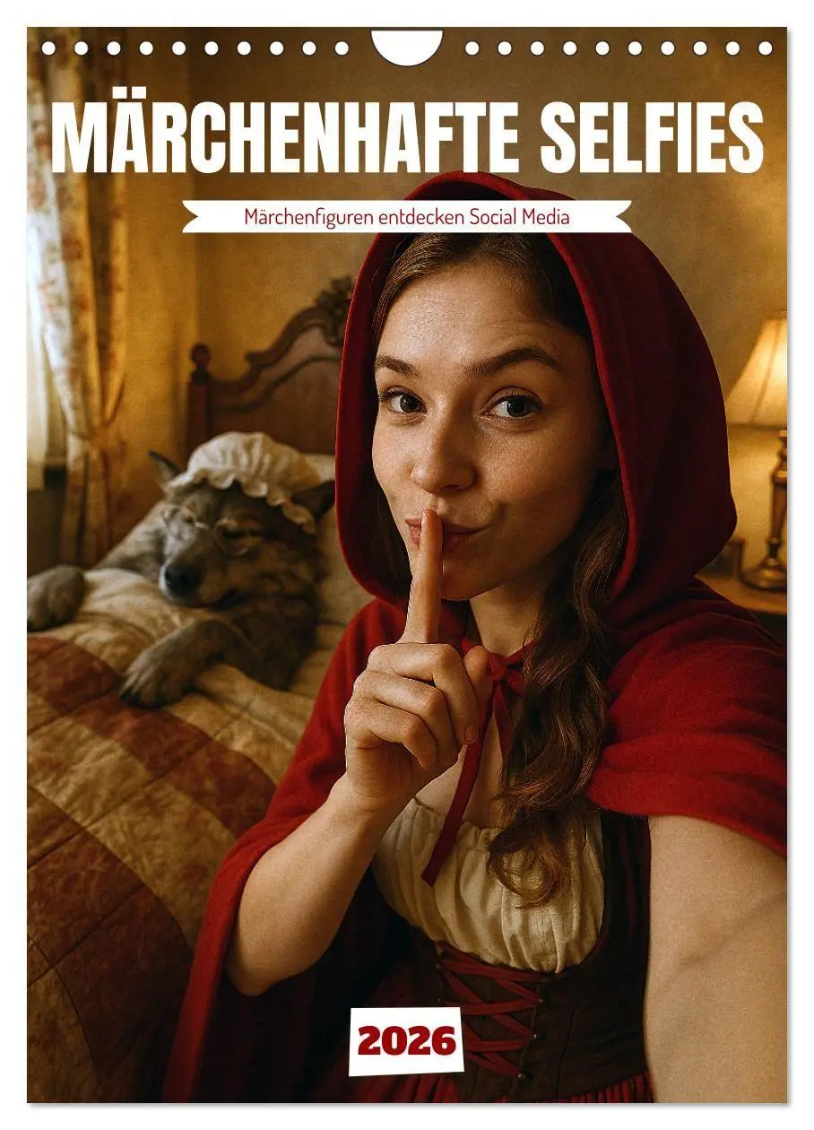 Cover: 9783516656954 | Märchenhafte Selfies (Wandkalender 2026 DIN A4 hoch), CALVENDO...