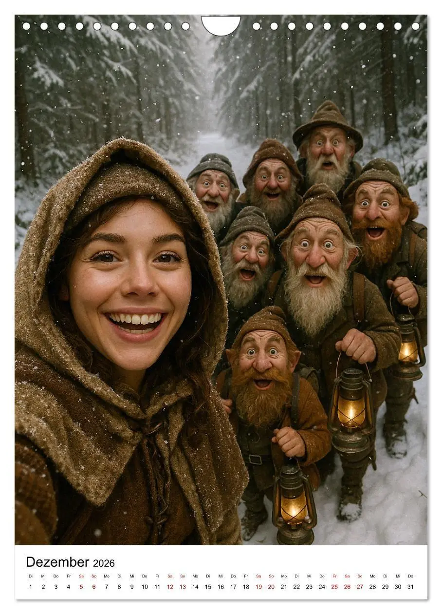 Bild: 9783516656954 | Märchenhafte Selfies (Wandkalender 2026 DIN A4 hoch), CALVENDO...