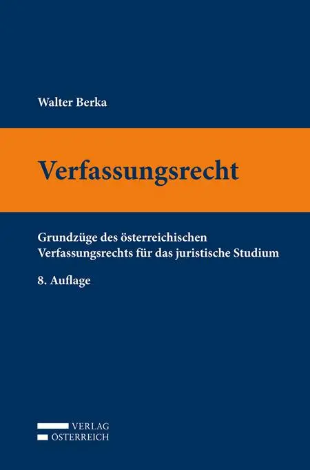 Cover: 9783704686954 | Verfassungsrecht | Walter Berka | Taschenbuch | Deutsch | 2021
